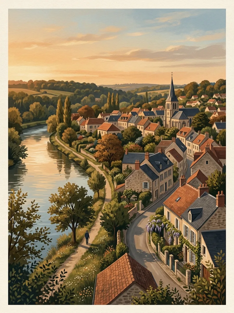 Nettoyage de toiture Montry — le chemin de halage et les bords de Marne